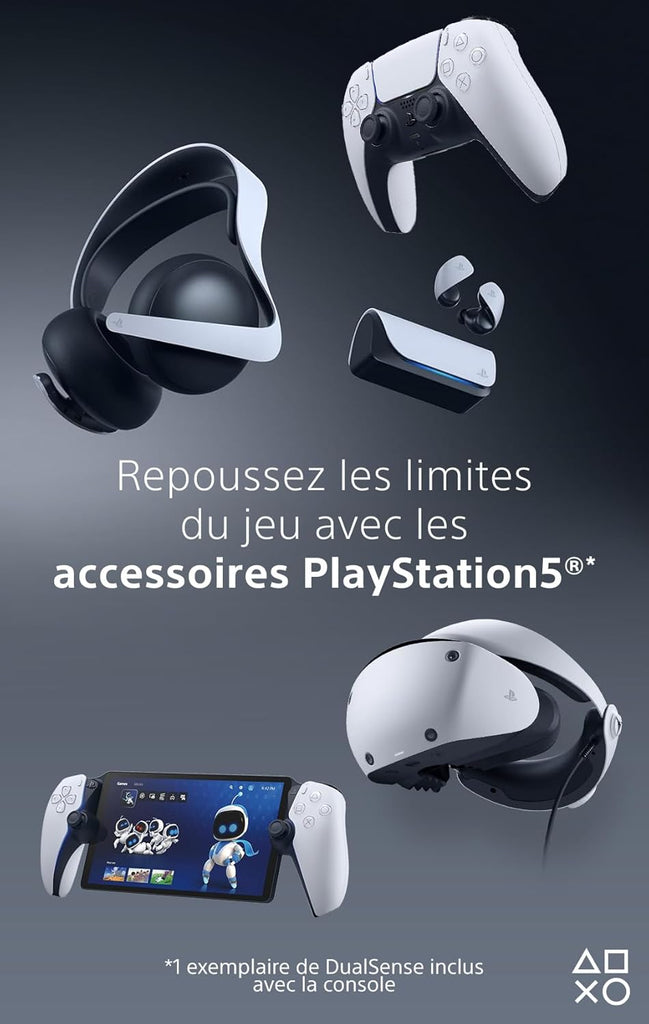 Playstation Sony, 5 Édition Numérique, avec 1 Manette Sans Fil DualSense, Couleur : Blanche