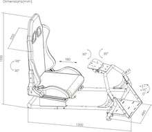 Load image into Gallery viewer, OPLITE GT3 Superfast V2 est un cockpit de simulation de conduite de type GT/Rallye,idal pour une introduction au SIMRACING