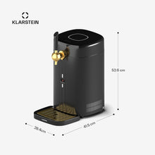Load image into Gallery viewer, Klarstein FrostBrew Tireuse à Bière - Système de Pression CO₂ Fûts 5L Refroidissement Thermoélectrique 3-12°C Levier de Tirage Noir/Or