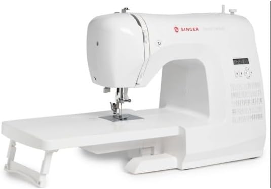Haute Couture F527C Machine à coudre électronique Professionnelle,80 points,utilitaires,élastiques,décoratifs,Facile pour Débutants Electrique Portable,Maison