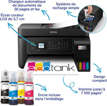 Load image into Gallery viewer, Imprimante multifonction A4 Wi-Fi EcoTank ET-4800 équipée de réservoirs d’encre, avec jusqu’à 3 ans d’encre inclus