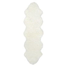 Load image into Gallery viewer, nuLOOM Hand Tufted Double Pelt Faux Sheepskin Area Rug, Off-white