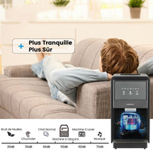 Load image into Gallery viewer, Machine à Glaçons 27kg/24h Machine à Pépites à Affichage LED de Comptoir avec Capteur Infrarouge et Autonettoyant Stockage de glace : 4 kg -