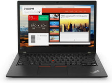 Load image into Gallery viewer, Lenovo ThinkPad T480s Ordinateur portable professionnel 14" FHD (1920 x 1080) Intel Core i7-8650U jusqu'à 4 2 GHz RAM DDR4 16 Go SSD 512 Go CAM Bluetooth Windows 11 Pro (renouvelé)