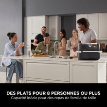Load image into Gallery viewer, NINJA Foodi FlexDrawer Air Fryer, Dual Zone Avec Séparateur Amovible, Grand Tiroir de 10.4 L, 7-en-1, Double Zone, Sans Huile, Pièces Antiadhésives Compatibles Au Lave-Vaisselle, Noir AF500EU