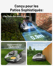 Load image into Gallery viewer, MAMMOTION YUKA Mini 700 Robot Tondeuse sans Fil Périphérique, NetRTK+Vision, Aucune Antenne RTK Requise, Recommandé 700 m², Pente à 50%, Cartographie Automatique, avec Module 4G
