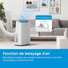 Load image into Gallery viewer, MIDEA Climatiseur Mobile Silencieux 12000 BTU avec Évacuation - Climatisation Portable Prêt à Poser 3500W - Clim Réversible Split Mobile - 4 modes avec Kit de Fenêtre et App Control