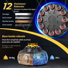 Load image into Gallery viewer, Sac de Frappe sur Pied Entraîneur de Vitesse en Boxe Barre Pivotante à 360° Punching Ball Hauteur Réglable 168-201cm pour MMA Adolescents &amp; Adultes -