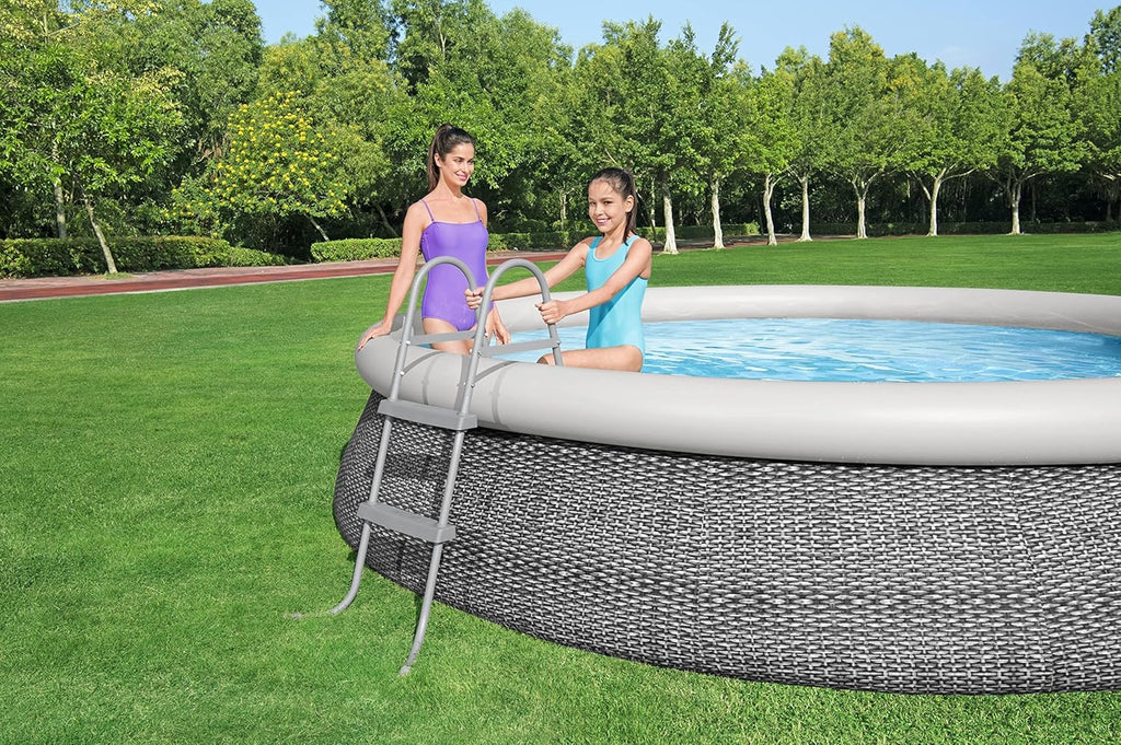 Piscine hors sol ronde Steel Pro Max鈩305 x 76 cm,Gris