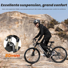 Load image into Gallery viewer, Touroll U1 Vélo Électrique, 26"/29" Vélo Électrique en Montagne pour Adulte, VTT électrique 250 W, Batterie Amovible 13AH, Autonomie 65 km, E-Bike 21 Vitesses