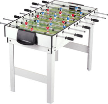 Load image into Gallery viewer, Leomark Table 4 Jeux en 1 - Billard, babyfoot, Hockey de Table et ping-Pong Table à Jouer Multifonction Table multijeux Dim: 120 x 61 x 82 (Hauteur) cm