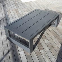 Load image into Gallery viewer, Salon de jardin d'angle aluminium 10 places Elba Gris anthracite - Action-sport36 -