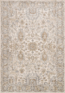 Loloi II Teagan TEA-03 Ivory Sand Rug - 6 ft 7 in x 9 ft 2 in