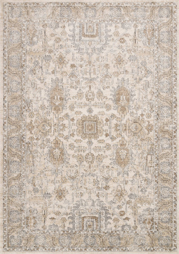 Loloi II Teagan TEA-03 Ivory Sand Rug - 6 ft 7 in x 9 ft 2 in