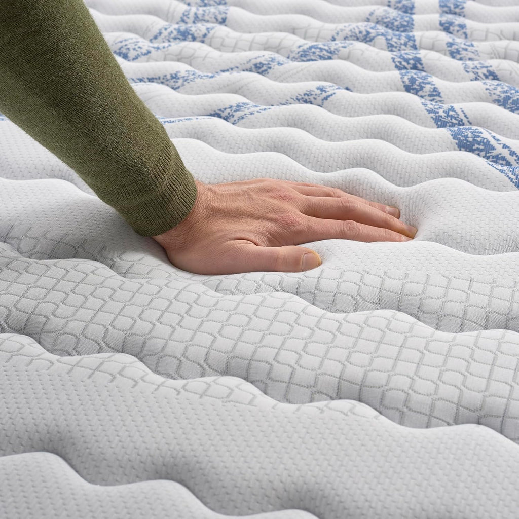 NATURALEX - Matelas PerfectSleep 140x190 cm - 30 cm - Soutien Mousse à mémoire de Forme - Accueil Blue Latex - Confort Ferme - Respirant - 7 Zones - Réversible - Haute Densité - Fabriqué en Europe
