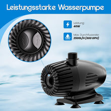 Load image into Gallery viewer, Kit complet de cascade solaire Biling pour bassin de jardin,cascade en acier inoxydable de 20 cm avec pompe de 2100 l/h pour mur d'eau de terrasse de jardin