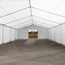 Load image into Gallery viewer, TOOLPORT Tente de Stockage 6x12 m abri bâche PVC 700 N imperméable Blanc