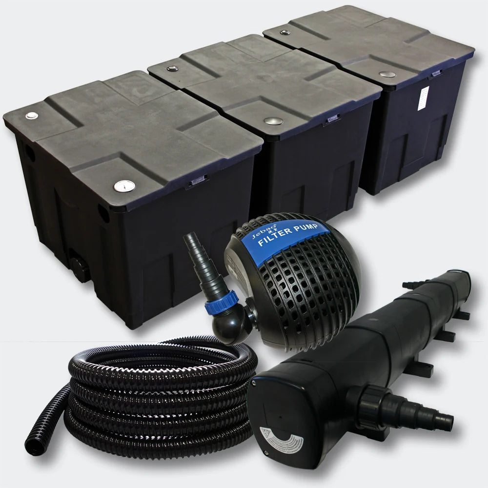 Kit:Filtration de Bassin 90000l 72 Watts UVC Stérilisateur Pompe Tuyau 4216468 -