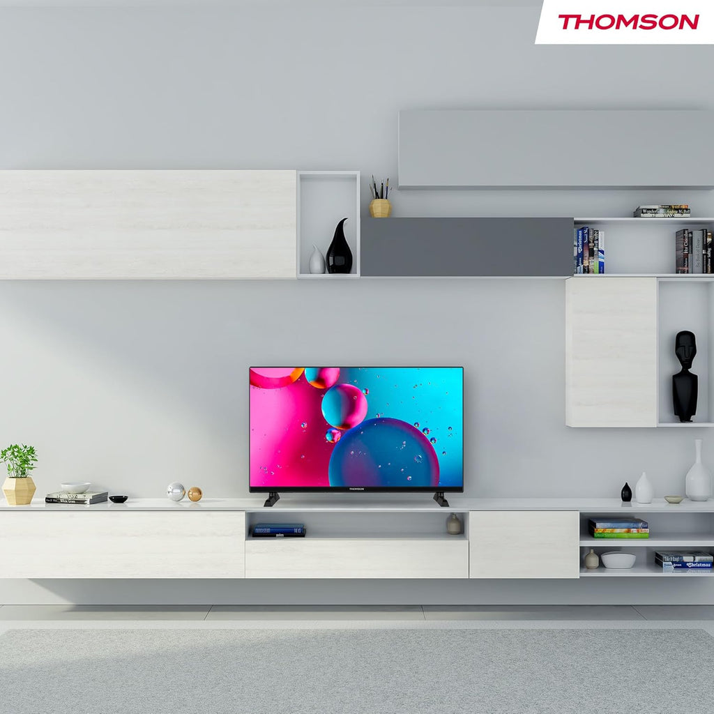 THOMSON 32 Pouces (82 cm) HD LED Fire TV mit Alexa-Sprachsteuerung AirPlay Triple Tuner(Câble-Satellite-Antenne) Bluetooth 5.0 HDMI USB-Anschlüsse AV in CI USB – 32HF2S34