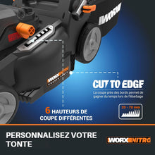 Load image into Gallery viewer, Pack Pro+ Tondeuse à Gazon 40V 460m² + Coupe-Bordures 20V + 2 Batteries 4Ah et 1 Batterie 2Ah + Chargeur Double et Chargeur Simple (Idéal pour l'Entretien du Jardin)
