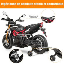 Load image into Gallery viewer, Moto Electrique pour Enfants 12V avec Lumires LED Musique MP3 Roues Antidrapantes pour Garons et Filles 37 95 mois -