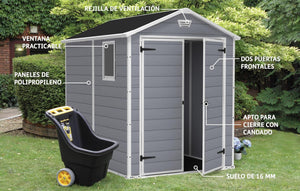 - ABRI Manor 68-4,1m² - Gris