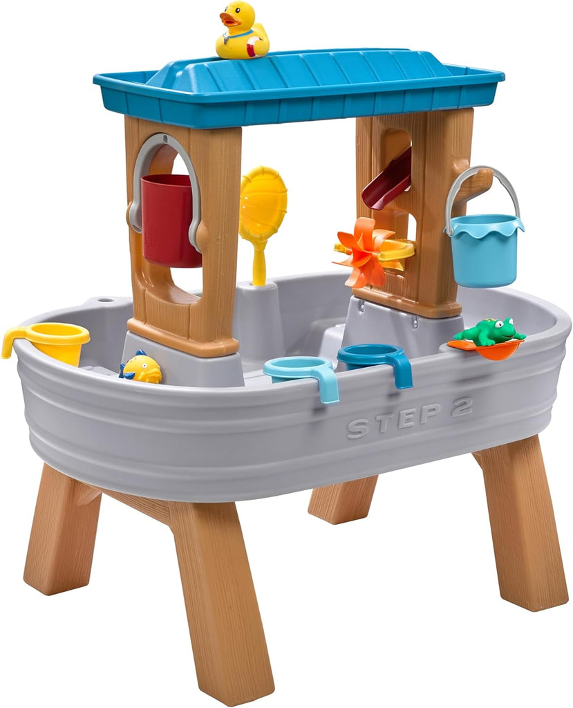 Rain Shower Splash Table d'eau avec 13 Accessoires - Bleu & Vert | Table Jeux d'eau | Table d檃ctivit pour Le Jardin,Table Activit Eau | Table d'eau Extrieur