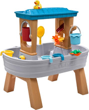 Load image into Gallery viewer, Rain Shower Splash Table d'eau avec 13 Accessoires - Bleu &amp; Vert | Table Jeux d'eau | Table d檃ctivit pour Le Jardin,Table Activit Eau | Table d'eau Extrieur