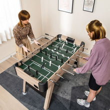 Load image into Gallery viewer, Table de Baby-Foot de 138 cm Table de Jeu de Football d'Arcade 2 Ballons 26 Joueurs 2 Marqueurs de Score Pieds Réglables -