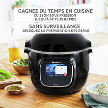 Load image into Gallery viewer, Moulinex Cookeo Touch Wifi Multicuiseur intelligent, Cuve 6 L, Haute pression, Guide pas à pas, 250 recettes intégrées, Application Moulinex CE902800, Noir