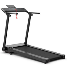 Load image into Gallery viewer, Tapis de Course/Marche Pliable 500W 12 Programmes Prdfinis 0,8-9,6 Km/h Ecran Tactile LED 4 Touches de Raccourci Noir Support pour Ipad -