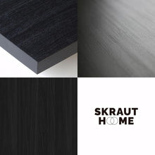 Load image into Gallery viewer, Skraut Home | Meuble TV | Banc Télé | Grand Espace de Rangement | 210 | pour Les TV jusqu'à 80" | Cheminée électrique XXL | Suspendu, Mural | Style Moderne | Noir