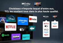 Load image into Gallery viewer, TCL 43PF650 43 Pouces 4K Ultra HD, HDR TV, Smart LED Fire TV (Dolby Vision, Dolby Atmos, DTS, HDR 10, Alexa intégré, Airplay2, Miracast)