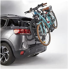 Load image into Gallery viewer, Porte Velo hayon 5 Sangles mottez Shiva 2 elec Acier 2 velos VAE/e Bike (40 kgs Max), Noir