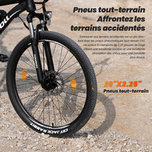 Load image into Gallery viewer, Touroll U1 Vélo Électrique, 26"/29" Vélo Électrique en Montagne pour Adulte, VTT électrique 250 W, Batterie Amovible 13AH, Autonomie 65 km, E-Bike 21 Vitesses
