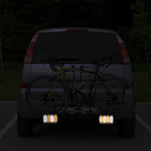 Load image into Gallery viewer, Porte-vélos pour Attelage sur SUV Berline Fourgon pour 2 Vélos Conception Intelligente de Basculement 113x72x63cm -