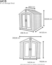 Load image into Gallery viewer, Abri de Jardin Tan 132,7 x 204,4 x 227,9 cm