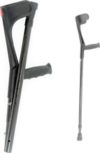 Load image into Gallery viewer, KMINA - Béquilles Pliantes Carbone (x2 Unités), Canne Anglaise, Médicales Adultes, Fibre, Légères - Made in Europe - KMINA PRO