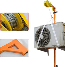 Load image into Gallery viewer, Installation De Machine Externe De Climatisation Suspension D'installation De Petite Grue Support De Levage À Manivelle Outil De Levage Climatisation À Manivelle,20M