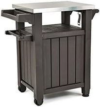 Load image into Gallery viewer, Mini desserte barbecue UNITY - Gris - 105 litres