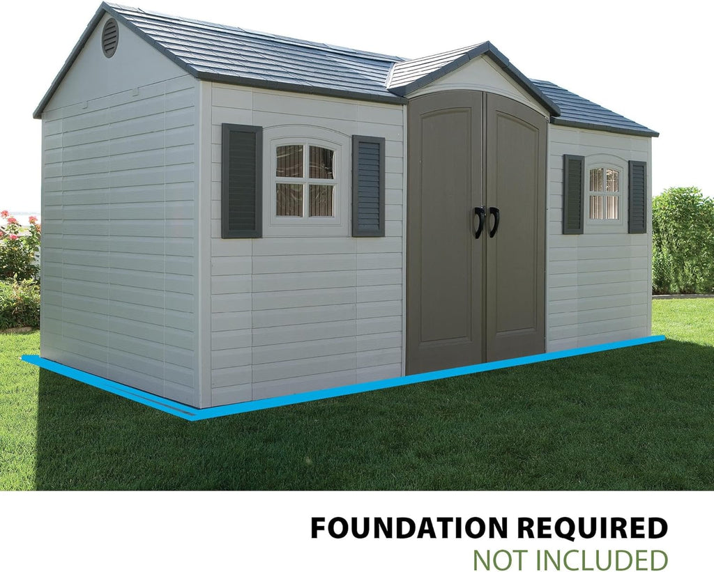 Abri de Jardin Tan 132,7 x 204,4 x 227,9 cm