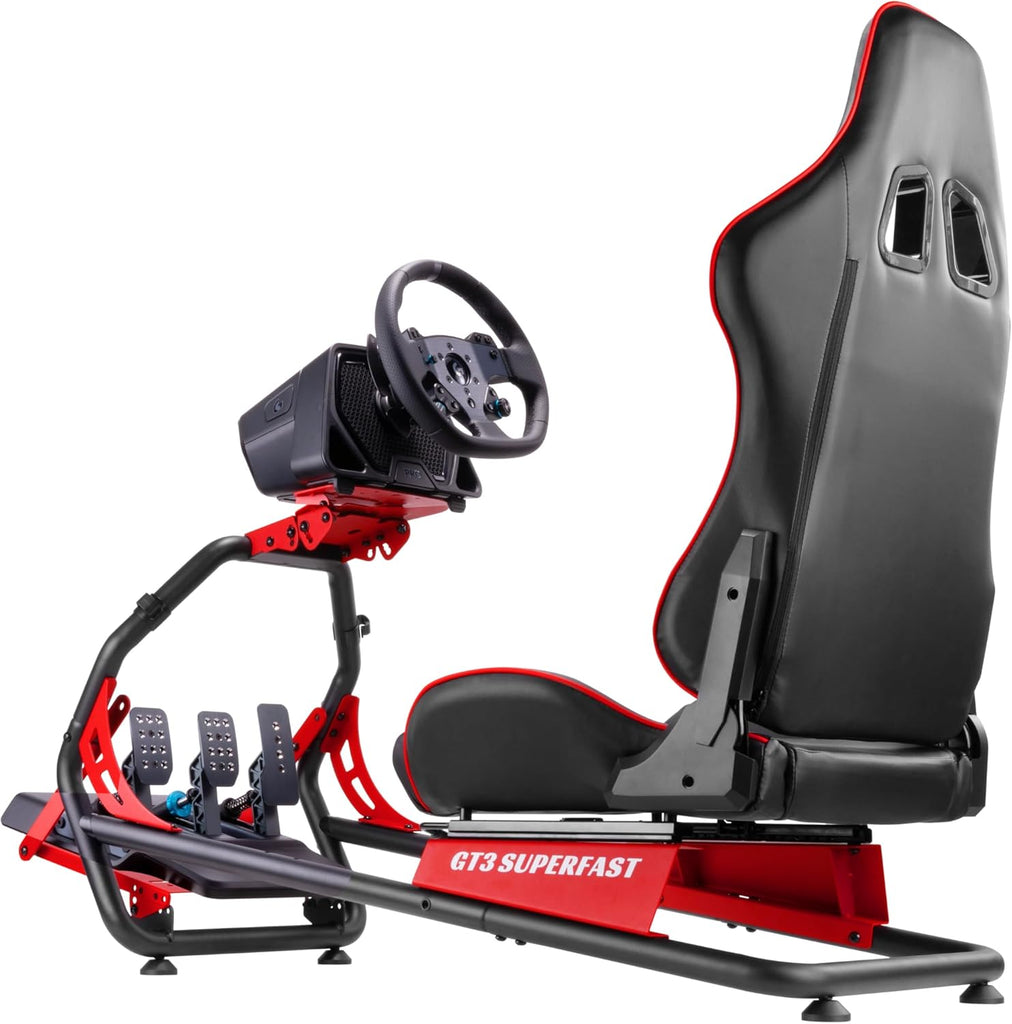 OPLITE GT3 Superfast V2 est un cockpit de simulation de conduite de type GT/Rallye,idal pour une introduction au SIMRACING
