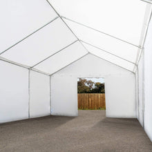 Load image into Gallery viewer, TOOLPORT Tente de Stockage 4x8 m abri bâche PVC 700 N imperméable Gris