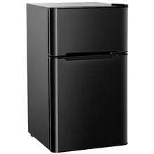 Load image into Gallery viewer, Réfrigérateur Compact Mini-réfrigérateur 90 L Congélateur Séparé avec Design à 2 Portes Fonctionnement Silencieux Blanc/Gris/Noir -