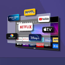 Load image into Gallery viewer, RCA VRS32HQ1 Smart TV 32 Pouces (80 cm) WiFi VIDAA Connectée Téléviseurs sans Bord avec Triple Tuner(DVB-C/S2/-T2) Molotov Netflix Prime Video + Youtube - 2024