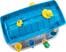 Load image into Gallery viewer, Rain Shower Splash Table d'eau avec 13 Accessoires - Bleu &amp; Vert | Table Jeux d'eau | Table d’activité pour Le Jardin,Table Activité Eau | Table d'eau Extérieur