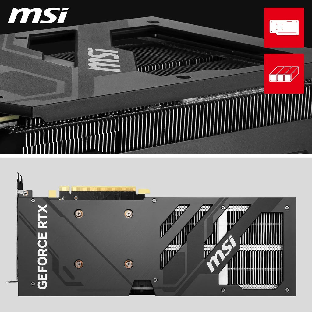 MSI GeForce RTX 4060 Ti Ventus 3X E 8G OC Carte Graphique - 8 Go GDDR6 (18 GB/s 128-bit) PCIe 4.0-3 x Ventilateurs TORX 4.0 - HDMI 2.1a DisplayPort 1.4a
