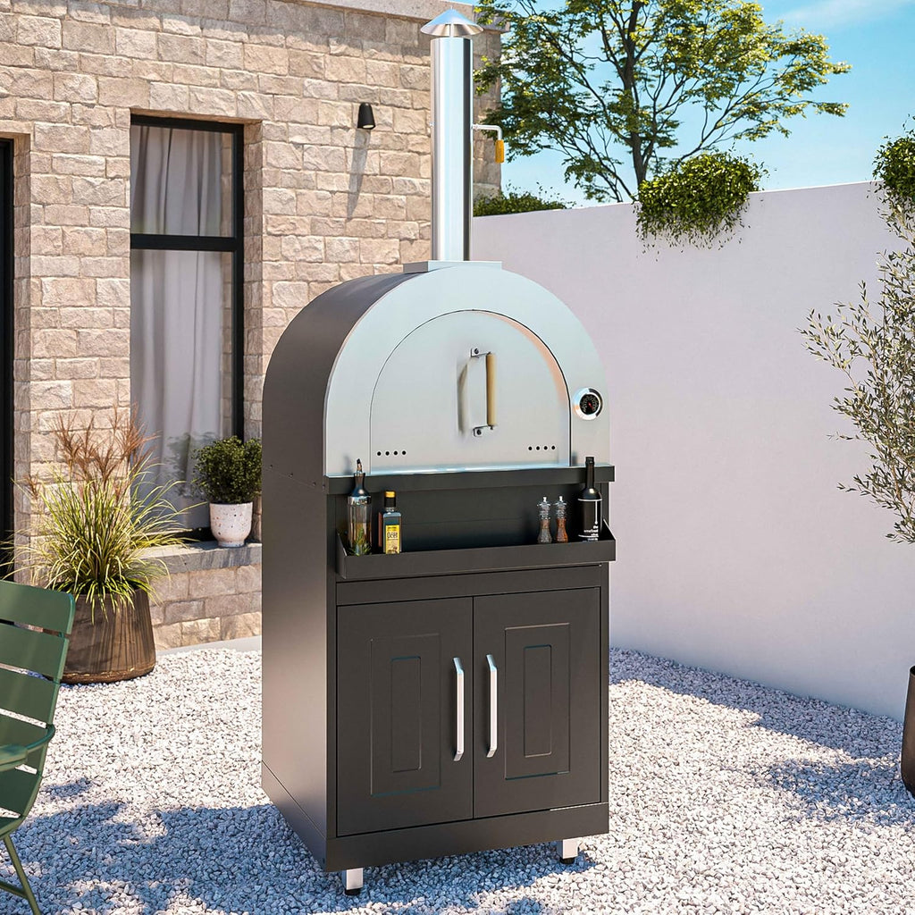 Oviala Cuisine d'extérieur 4 éléments avec Four à Pizza