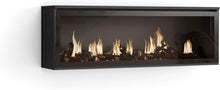 Load image into Gallery viewer, SKRAUT HOME | Cheminée électrique LED | Effet Flamme | 107x38x25cm | Salon - Salle à Manger | Décorative | Style Moderne | Noirs