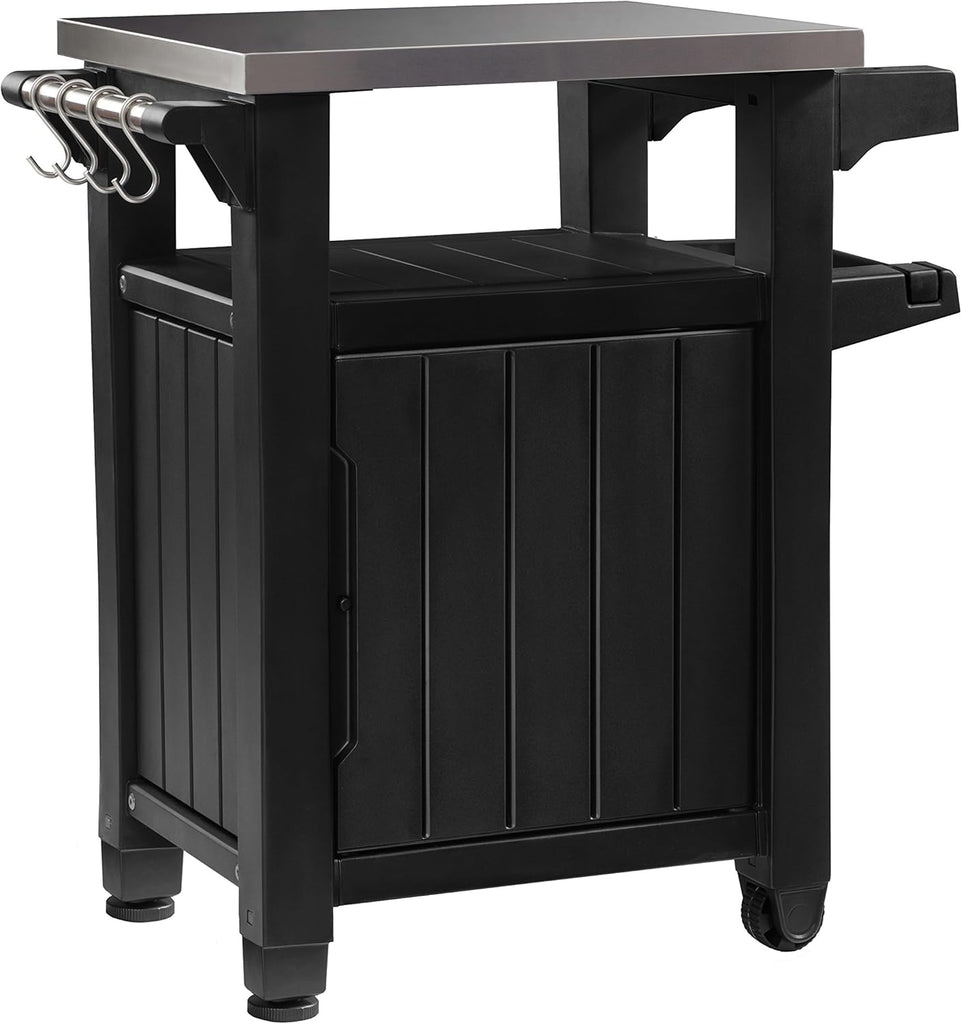 Mini desserte barbecue UNITY - Gris - 105 litres